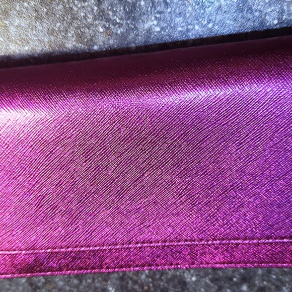 Kate Spade Zip Wallet - Metallic Pink - Like New - Picture 2 of 11